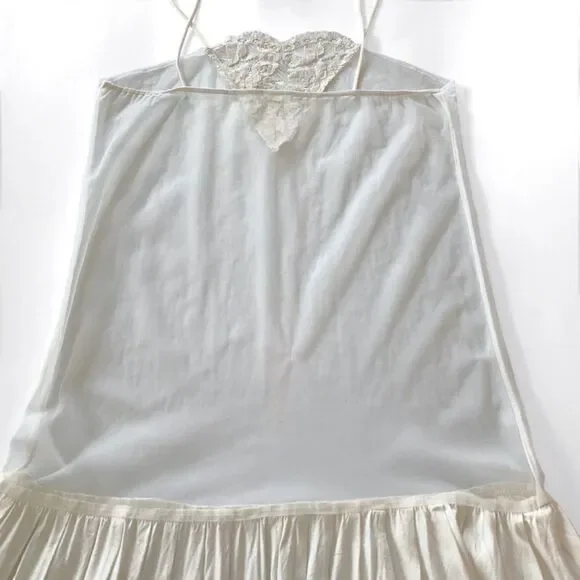 Vintage Sheer Lace Slip Dress - Picture 6 of 8